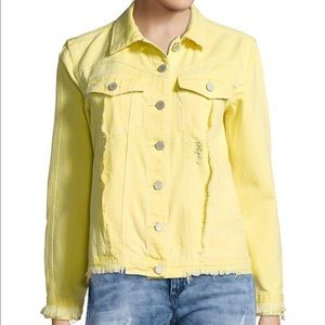 Blank NYC Yellow Denim Jacket